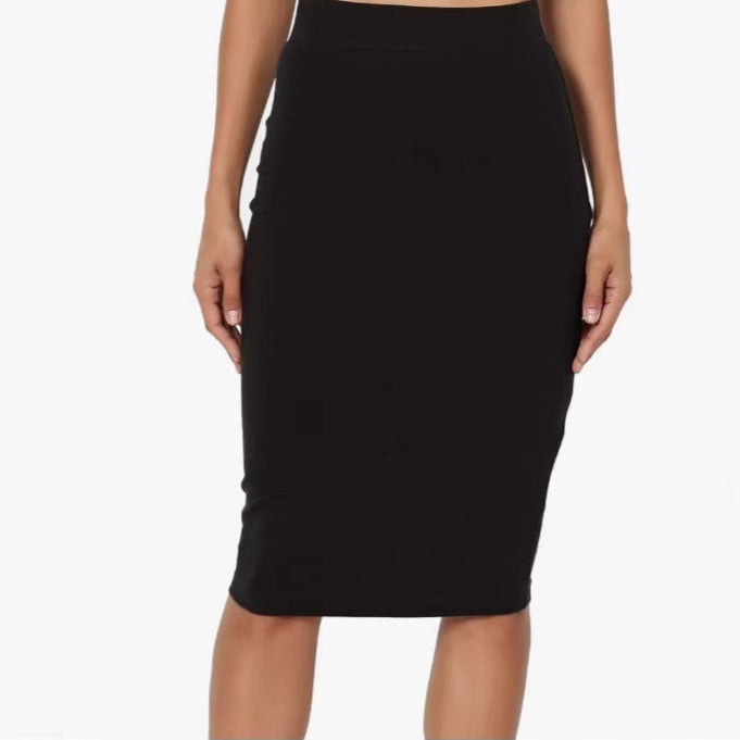 Eleganter Bleistiftrock mit hoher Taille